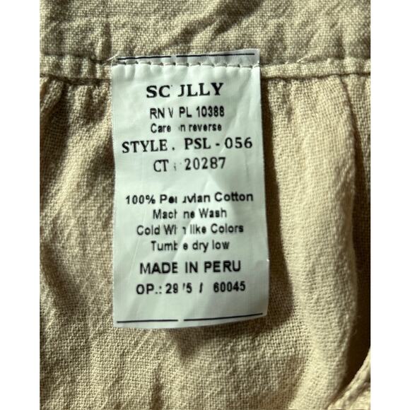 Scully Medium Peruvian Cotton Crocheted Floral Embroidered Frayed Hem Maxi Skirt - Picture 7 of 7